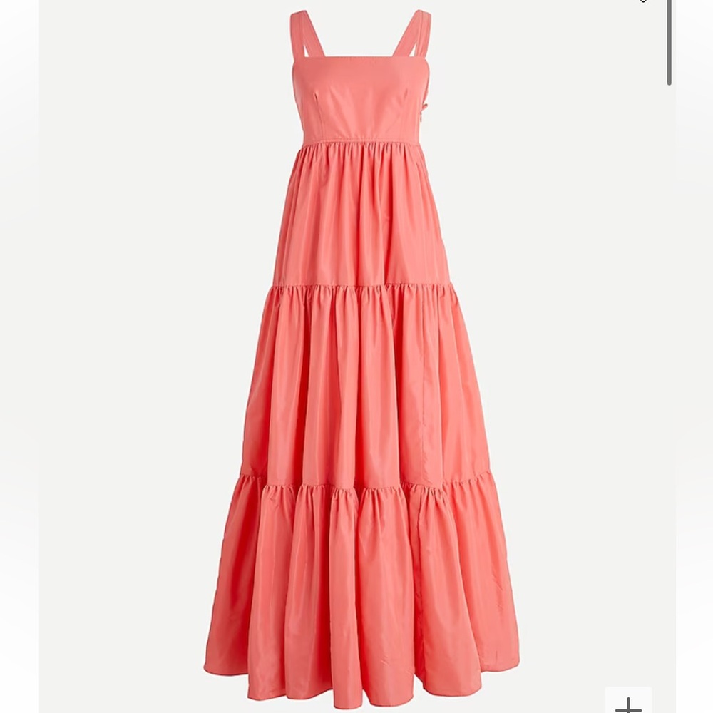 J.Crew Tiered maxi dress in taffeta